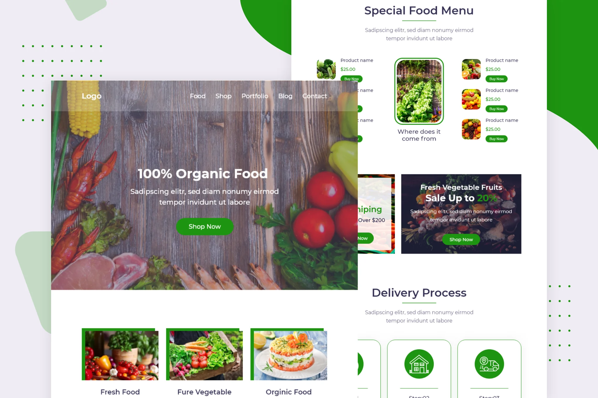 Fresh vegetable shop