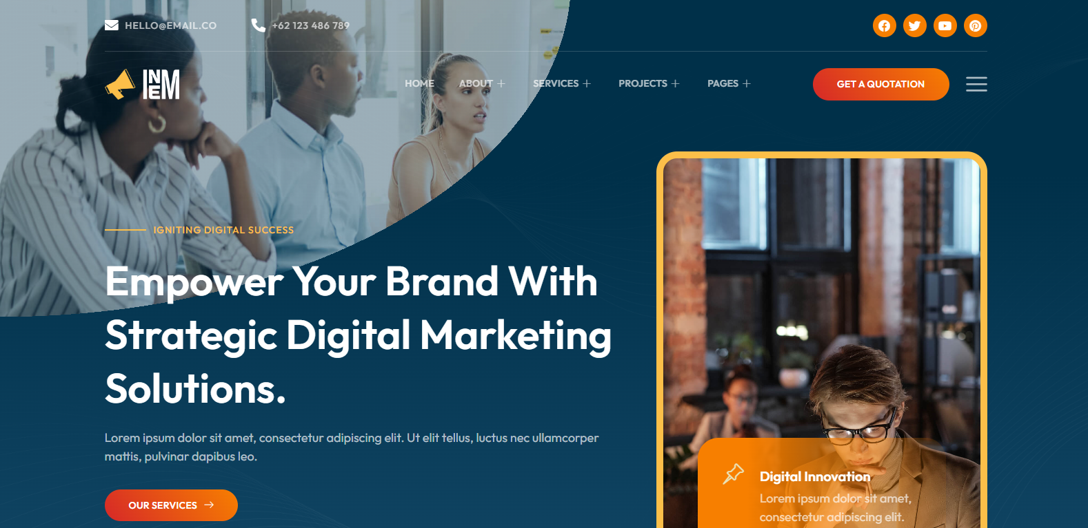 Digital Marketing Specialist Elementor Template Kit