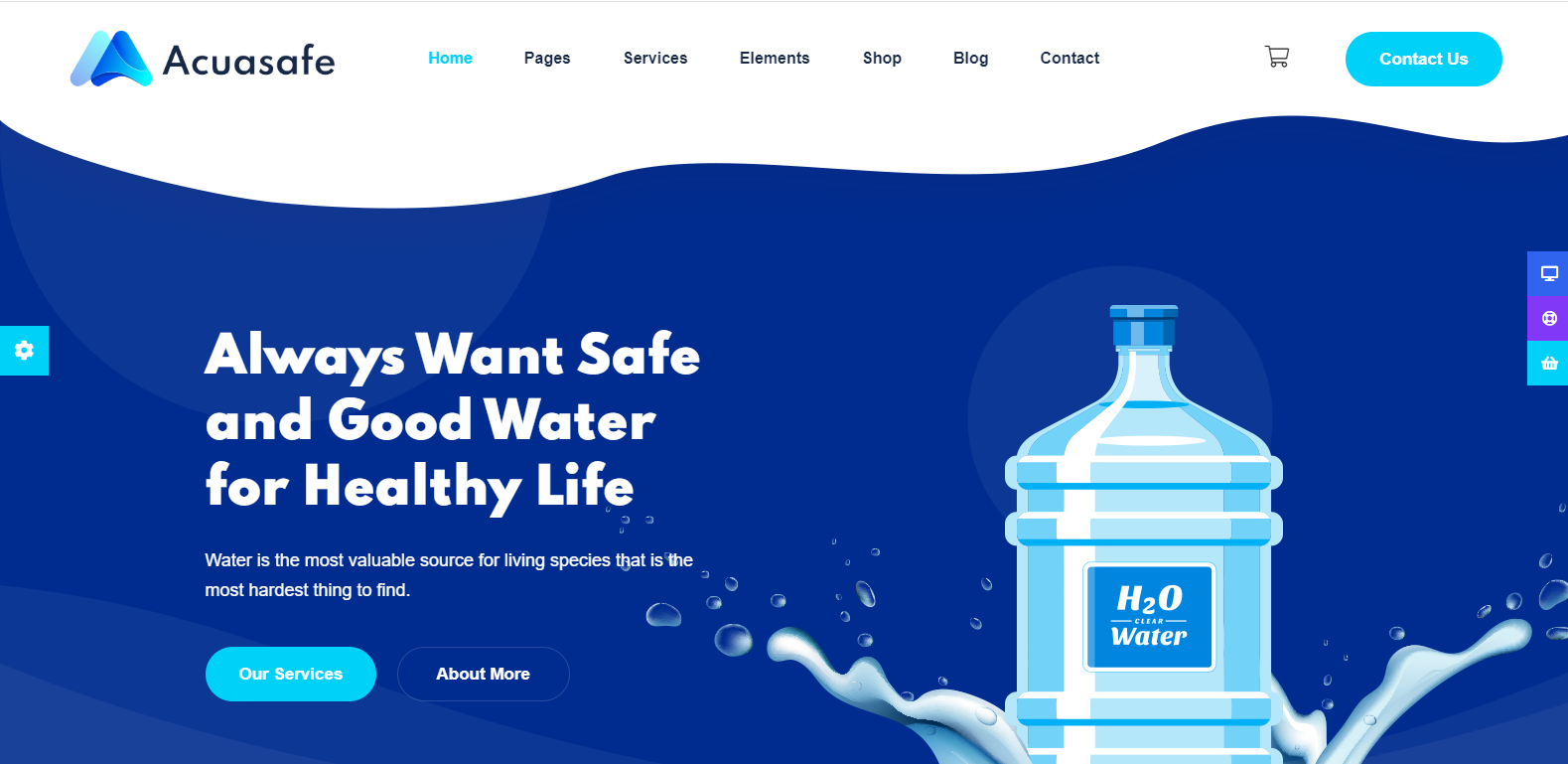 Drinking Water Delivery WordPress Theme
